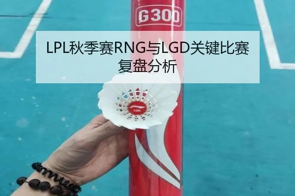 LPL秋季赛RNG与LGD关键比赛复盘分析